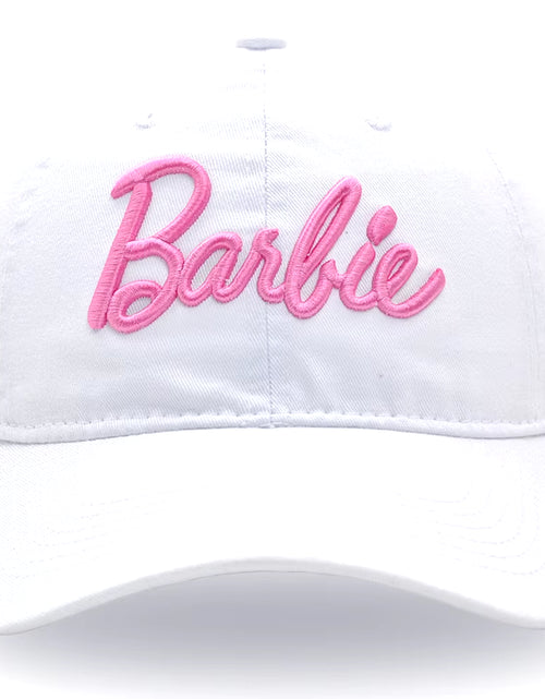 Load image into Gallery viewer, New Kawaii Barbie Letters Embroidered Baseball Cap Anime Cartoon Fashion Summer Adjustable Sun Caps Outdoor Casual Peaked Hat
