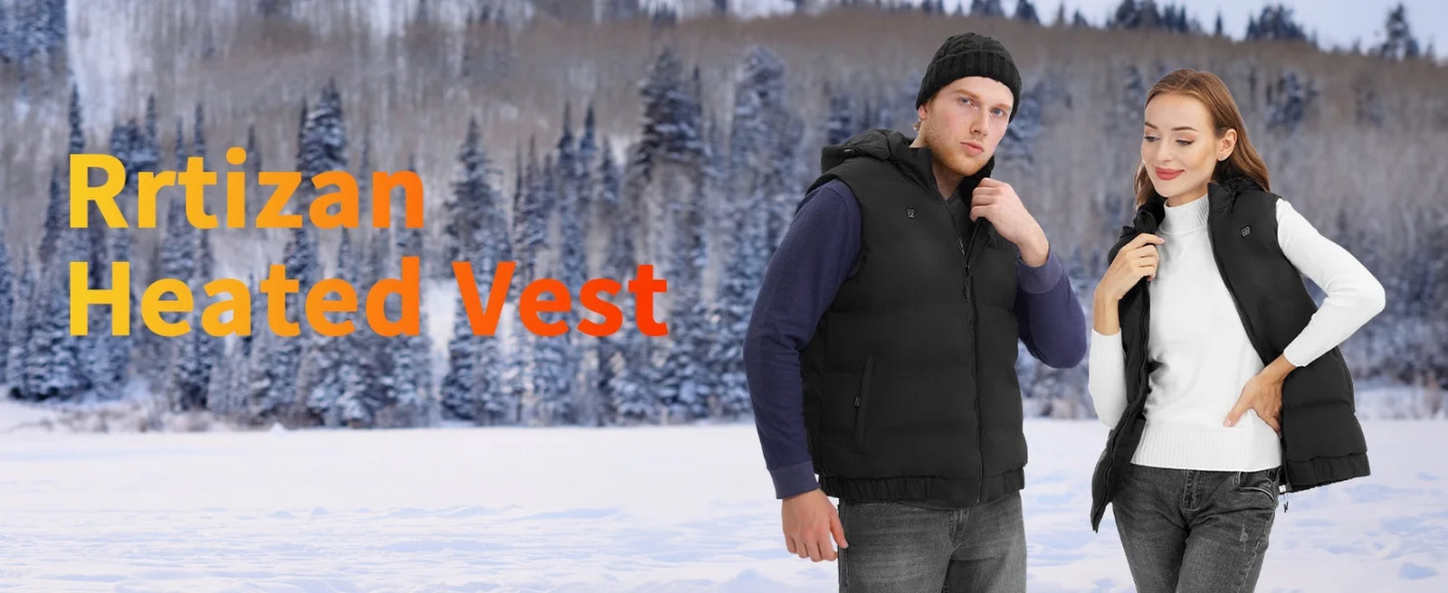 Heated Vest for Mens and Womens with 10000Mah Battery Pack, Detachable Heated Hood Heating Clothing, 3 Temperature Levels Electrically Heated Jacket, Szie XL