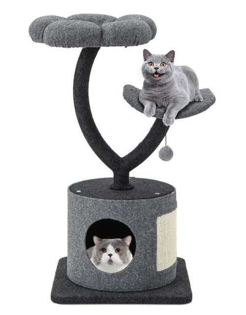 Load image into Gallery viewer, Cat Tree for Large and Small Cats with Curved Metal Supporting Frame
