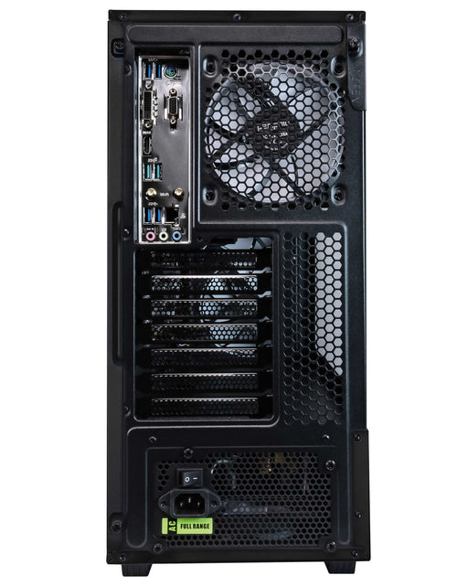 Load image into Gallery viewer, Dark Castle Prebuilt Gaming PC | AMD Ryzen 7 5700G CPU (4.6Ghz Turbo) | Radeon Vega 8 Igpu (4GB) | 1TB M.2 Nvme SSD Storage | 16GB DDR4 RAM | Windows 11 Computer | 5G-Wifi + BT
