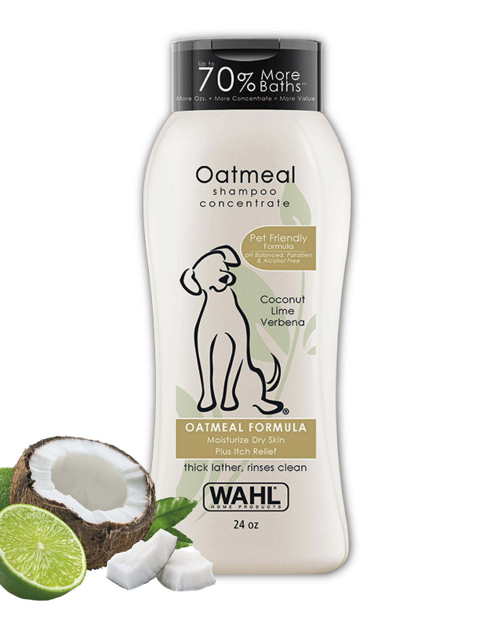 Oatmeal Dog Shampoo Concentrate, Coconut Lim Verbena - Model 820004A