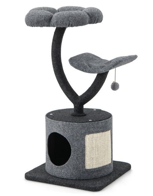 Load image into Gallery viewer, Cat Tree for Large and Small Cats with Curved Metal Supporting Frame
