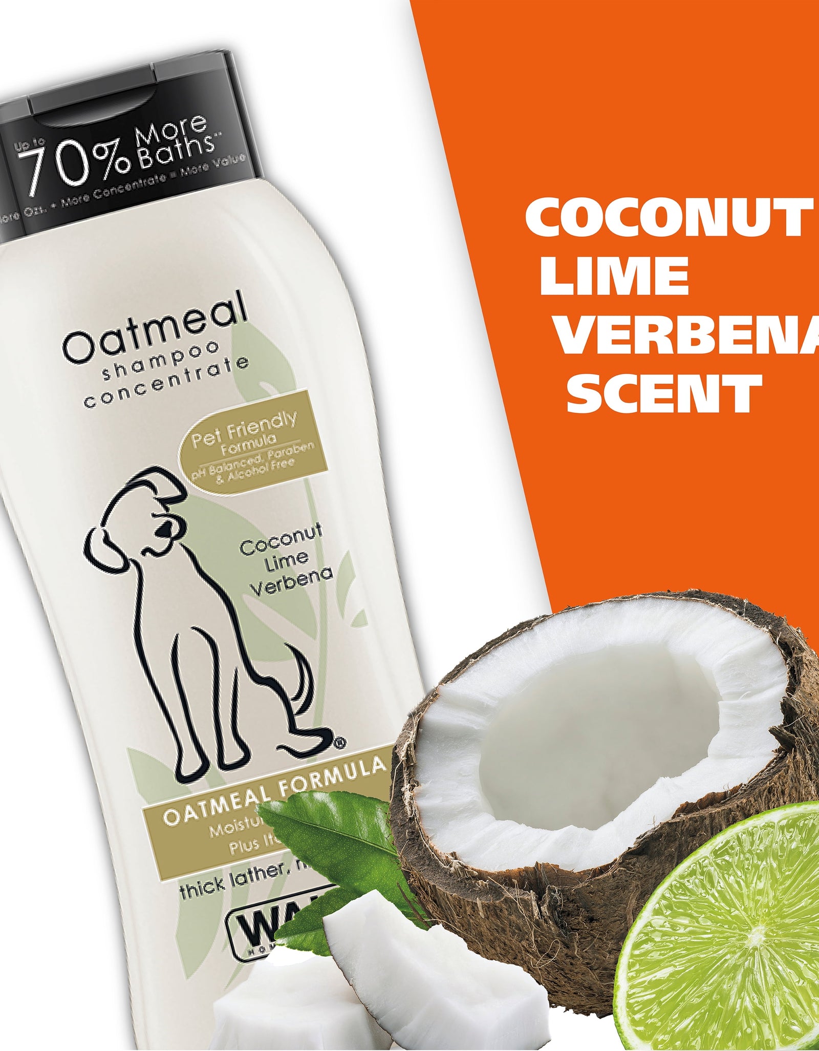 Oatmeal Dog Shampoo Concentrate, Coconut Lim Verbena - Model 820004A